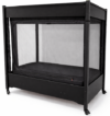 SleepSafe InSight bed in black with black pads and trim.