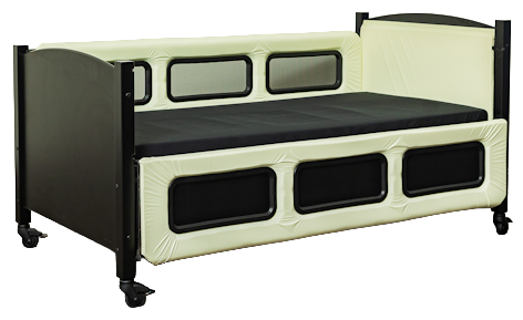SleepSafe Low Bed with cream pads