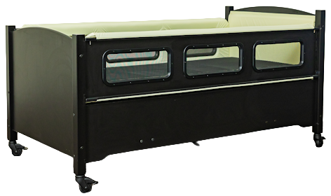 SleepSafe Low Bed with cream pads