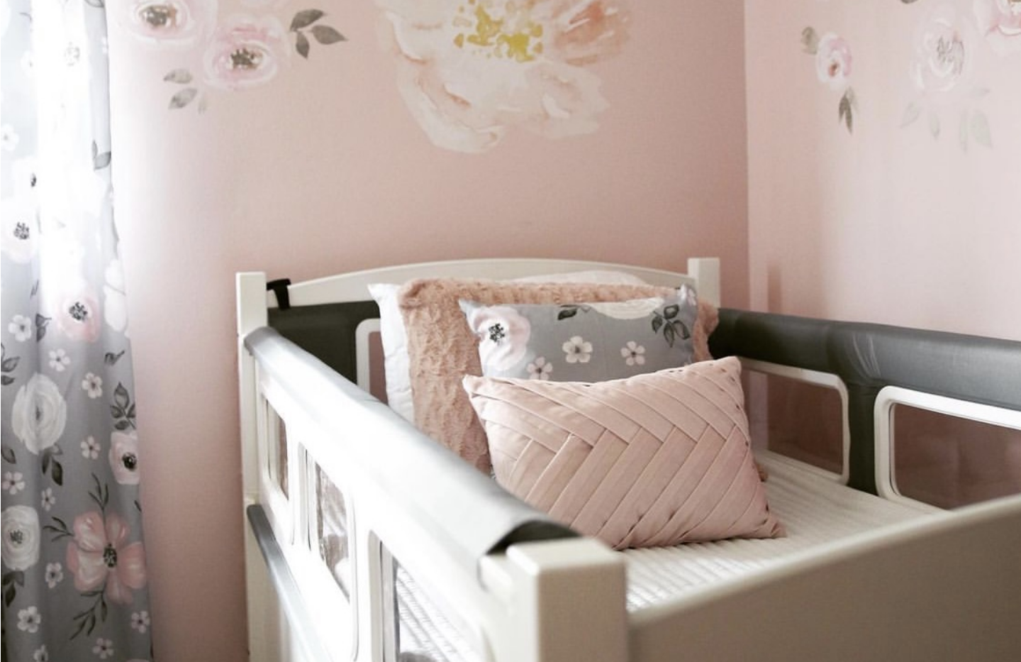 A SleepSafe bed in a bedroom