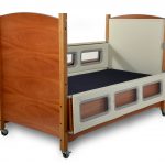 SleepSafer® Bed with Dual View – Tall Bed – Cream Padding