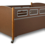 SleepSafe® II Bed – Medium Bed – Light Brown Finish