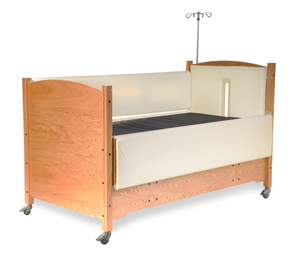 SleepSafe® II Bed with Padding and IV Pole