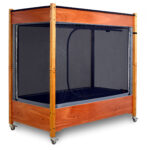SleepSafe Beds - InSIGHT in Mahogany - Closed