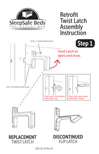 SSB- Retrofit Twist Latch Assembly Instructions