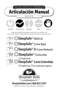 Articulacion Manual Base - SleepSafe Bed -GUÍA DEL PRODUCTO Y ENSAMBLAJE