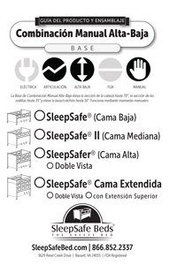 Combinacion Manual Alta-Baha - SleepSafe Bed - GUÍA DEL PRODUCTO Y ENSAMBLAJE